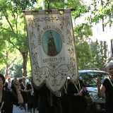 La processione parte dalla Sacred Heart St. Stephens Catholic Church, la chiesa cattolica italiana pi� antica di Brooklyn